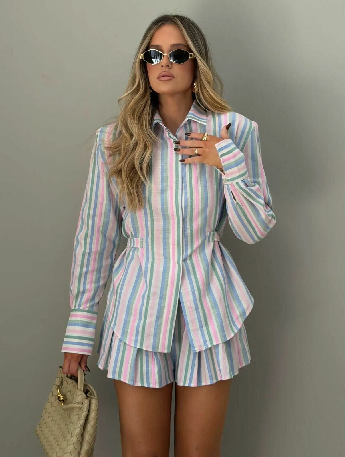 Imagem de Conjunto Marluce Listrado Cloude